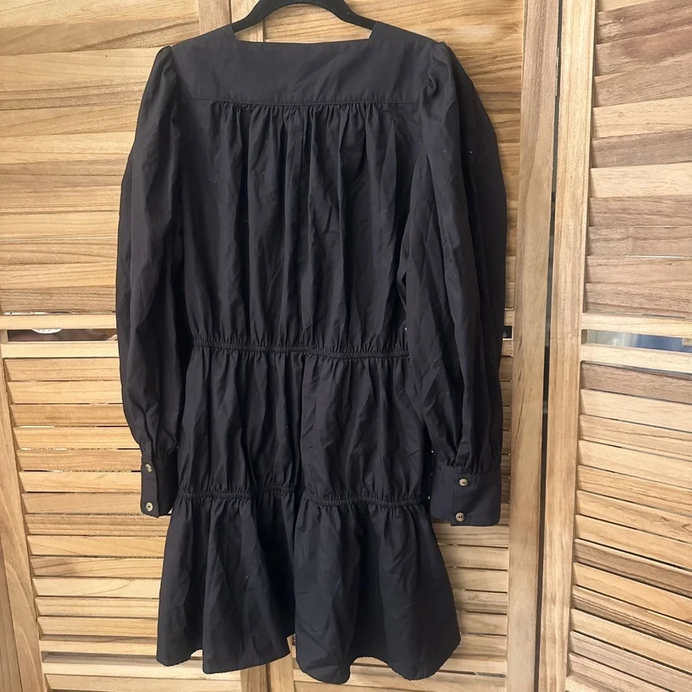 Ciao Lucia Alessandra Tiered Mini Dress in black size S - Picture 4 of 6